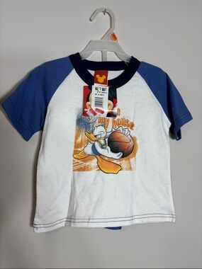 Vintage Disney Donald Duck Basketball Set Y2K 18M USA